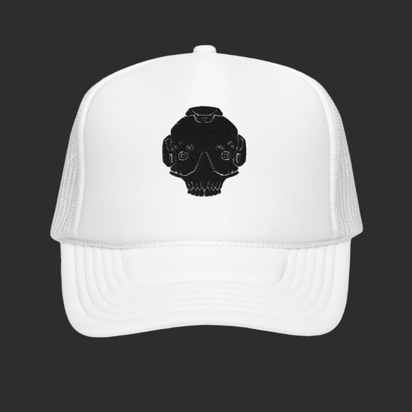 Glowing Skull Trucker Hat