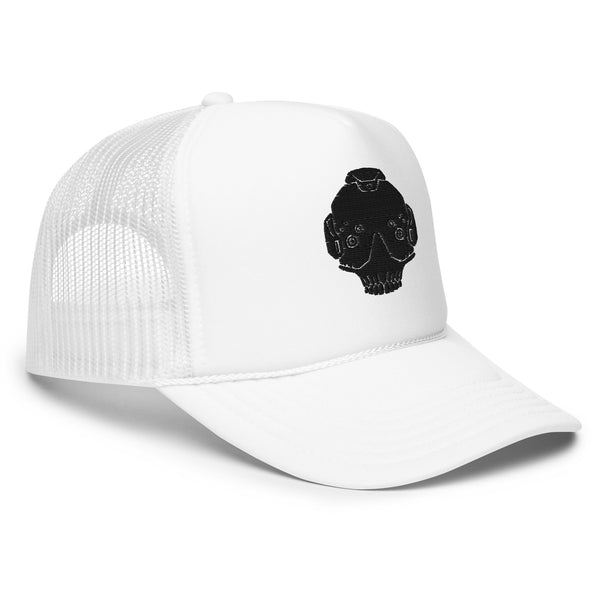 Glowing Skull Trucker Hat