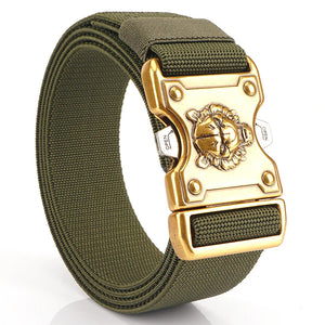 Gold Buckle Tactical Belt