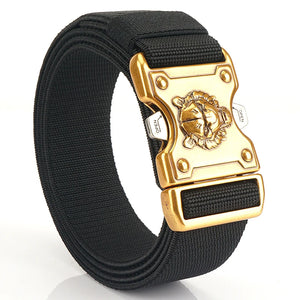 Gold Buckle Tactical Belt