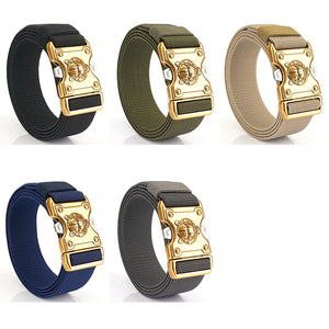 Gold Buckle Tactical Belt