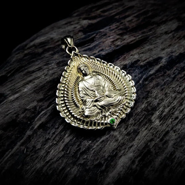 Gold Buddha Pendant