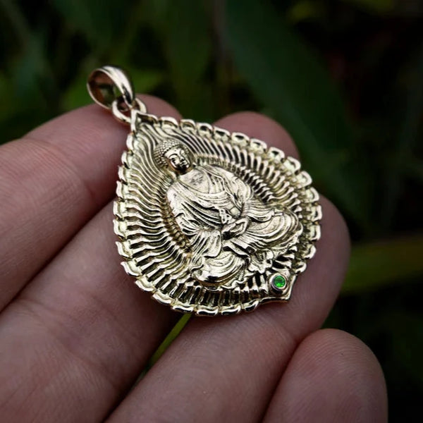 Gold Buddha Pendant