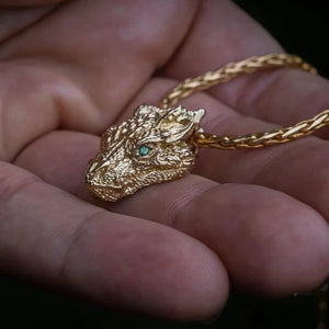 Gold Dragon Pendant