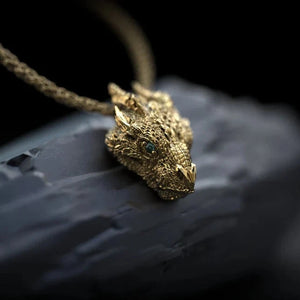 Gold Dragon Pendant