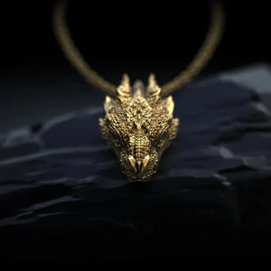 Gold Dragon Pendant