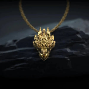 Gold Dragon Pendant