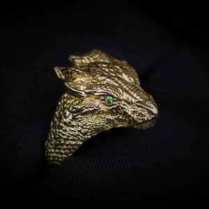 Gold Dragon Ring Mens