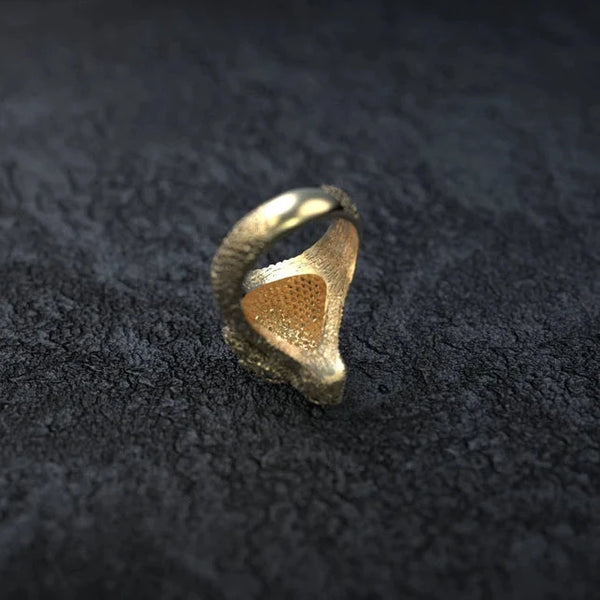 Gold Dragon Ring Mens