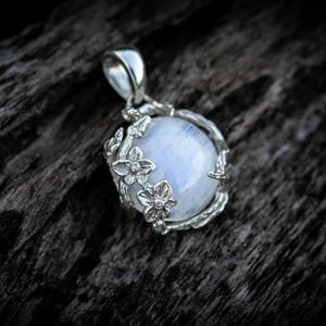 Gold Moonstone Necklace