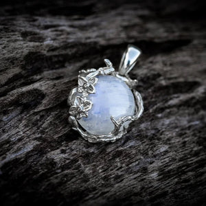 Gold Moonstone Necklace