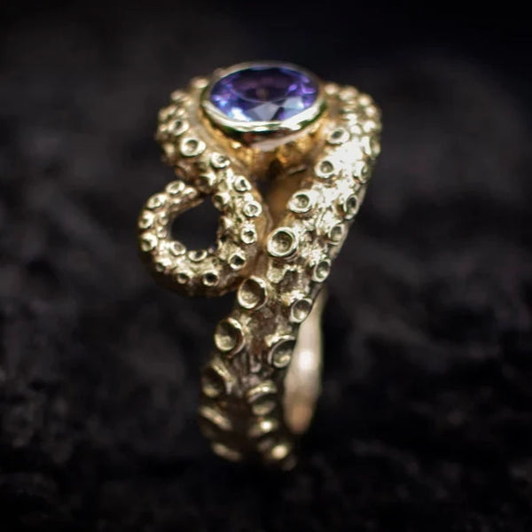 Octopus Ring Gold