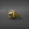 Gold Ring Skull