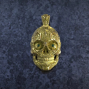 Gold Skull Pendant