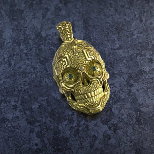 Gold Skull Pendant