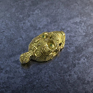Gold Skull Pendant