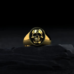 Gold Skull Ring