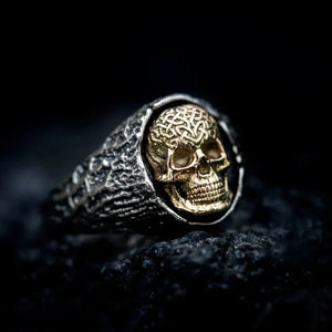 Gold Skull Ring