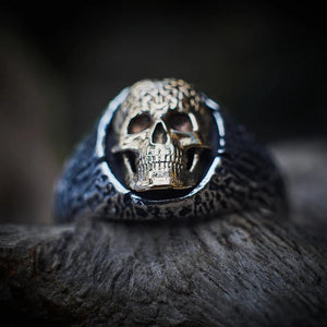 Gold Skull Ring