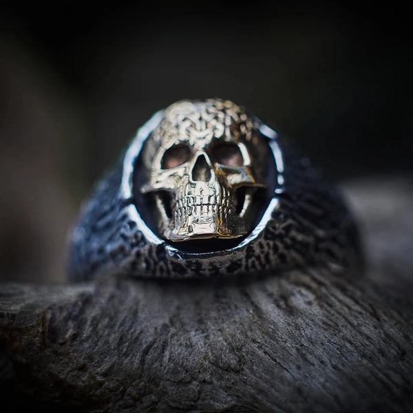 Gold Skull Ring