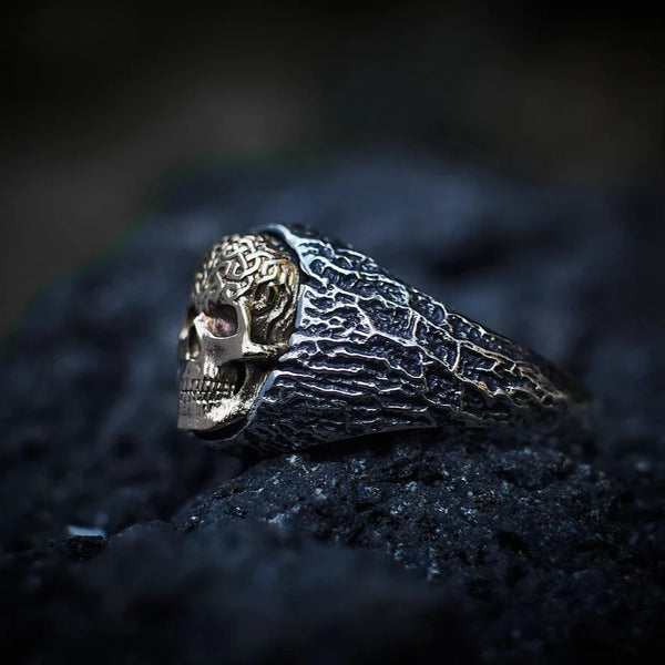 Gold Skull Ring