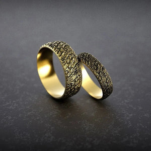 Gold Wedding Ring Sets