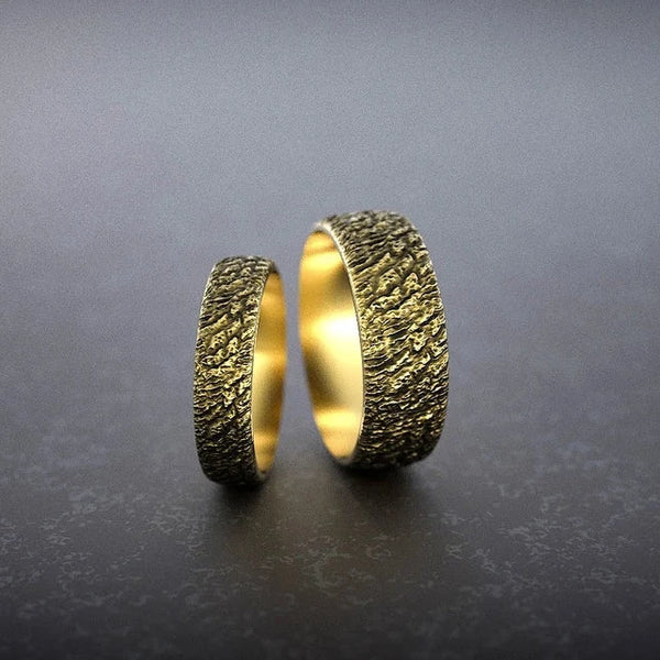 Gold Wedding Ring Sets