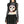 Goth Black Top Streetwear - product view on white background