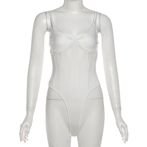 Black gothic cut-out bodysuit