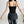 Black gothic cut-out bodysuit