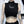 Black gothic sleeveless crop top