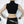 Black gothic sleeveless crop top