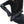 Goth Fingerless Leather Gloves - product view on white background