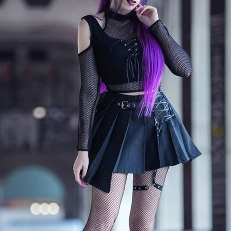 Goth Fishnet Skirt Outfits Our Festival Bestie Is The Hellverina Maxi Skirt Style It With Goth Fishnet Skirt Outfits Our Festival Bestie Is The Hellverina Maxi Skirt Style It With