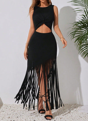 Goth Fringe Dress