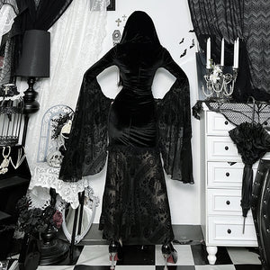 Goth Hooded Dress