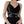Goth Leather Chest Harness - product view on white background