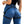 Goth Leather Thigh Harness - product view on white background