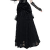 Goth Long Maxi Skirt Black