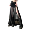 Goth Midi Skirt Dark