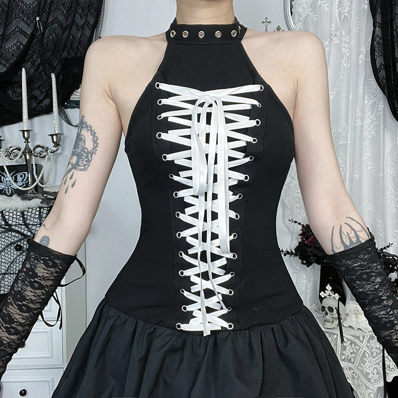 Goth Mini Dress Black / S Goth Mini Dress Black / S