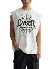 Goth Muscle Shirt Y2K