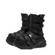 Goth Plateau Combat Boots