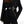 Goth Leather Body Chain Ring - product view on white background