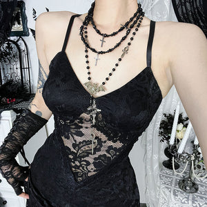 Goth See Through Dress