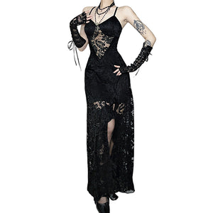 Goth See Through Dress