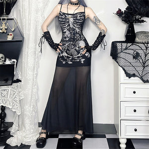 Goth Skeleton Dress