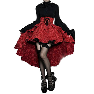 Goth Skirt Red