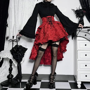 Goth Skirt Red