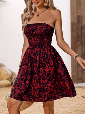 Goth Vintage Floral Dress